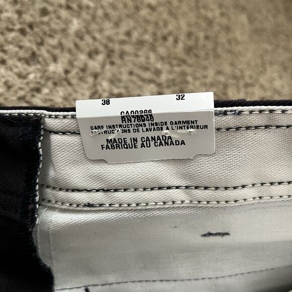 Big Bill Mens Welders Pants Hunting Neon Yellow Trim New Size 38x32 Black Canada - Picture 5 of 8